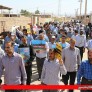 حضور مردم روزه دار سیریز در راهپیمایی روز قدس